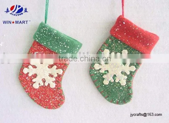 Mini Felt Snowflake Stocking