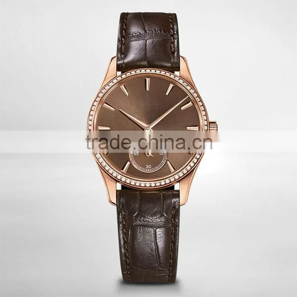 Ladies Fashion Stainless Steel and Leather Belt Watch photo-6