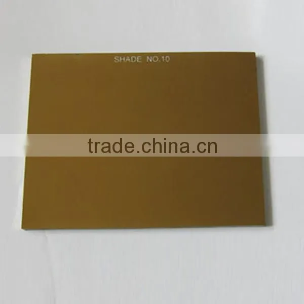 Golden Coated Protective Glass