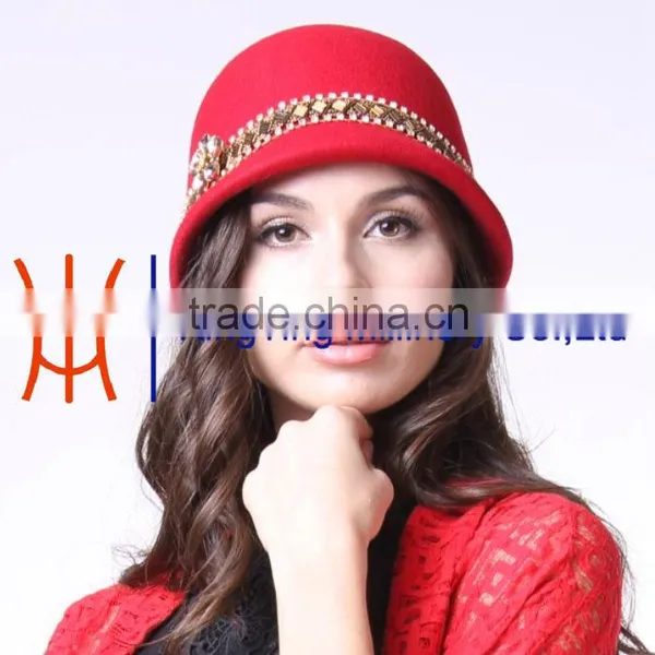 New Design Handmade Felted Women Winter Wool Hats photo-2