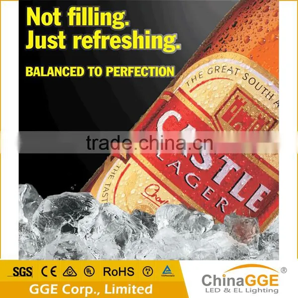 EL Backlight Flashing Light Poster Advertising Display Light up el Animated Panel Quality Choice photo-6