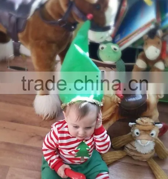 High Quality Cotton Christmas Pajamas Kids Elf/christmas Costume photo-3