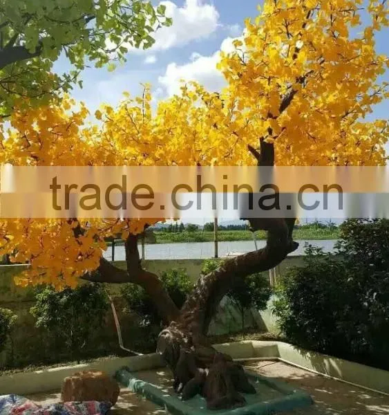 Factory Directly Sale Outdoor And Indoor Decorative Artificial Oak Tree,Fiberglass Artificial Oak Tree Branches And Leaves photo-3