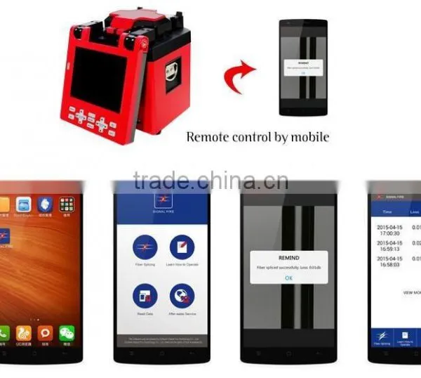 FTTH Fiber Optical Fusion Spicer Machine Remote Control by Mobile Fusion Splicer Machine With Data Cloud Storage photo-5