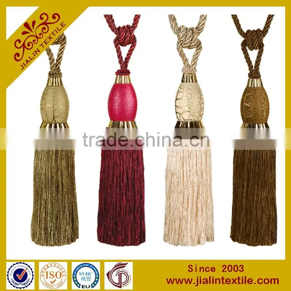 China Supplier Beaded Polyester Tassel