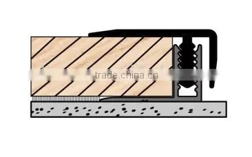 Aluminum Stair Nosing for Vinyl Floor/concrete Stair Aluminum Treads/bamboo Flooring Stair Nosing photo-2