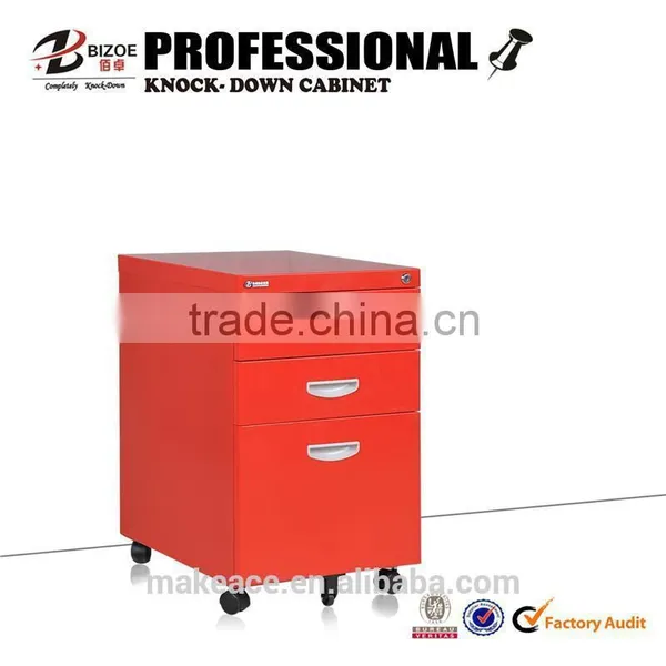 High End 3 Drawer Steel Mobile Pedestal Cabinet photo-5