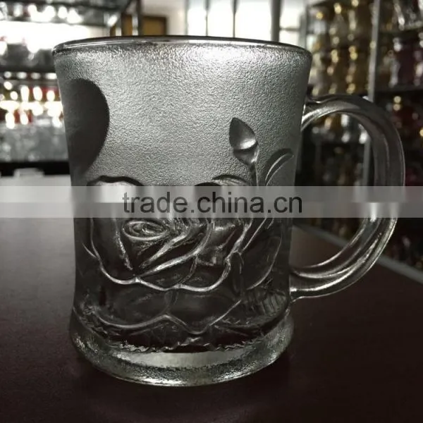 2015 New Design Glass Tea Cup Glass Tea Mug Glass Drinking Cup Glass Water Cup