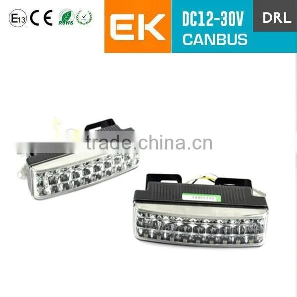 EK Universal LED Daylight Outdoor LED Recessed Light 12v LED Recessed Light 12v and 24v Cars Led Daytime Running Lights photo-6