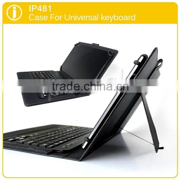 China Top Ten Selling Products Universal Leather Keyboard Case for 9-10.1 Inch Tablet photo-3