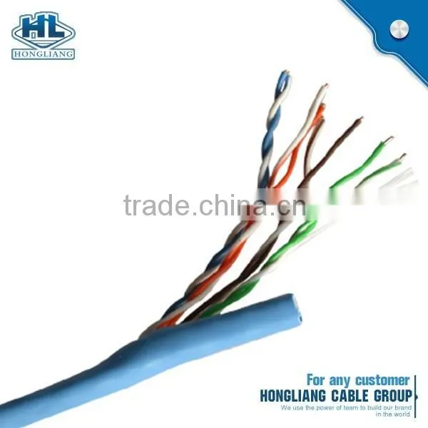 Fluke Test Passed 300m 4 Pair Cat6 Utp 24 Awg Flat Network Cable With Fire Resistant photo-6