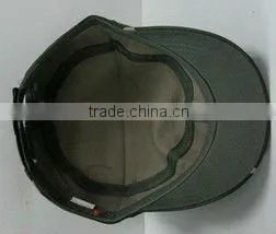 6 Panel Blank Flat Top Camo Cap photo-3