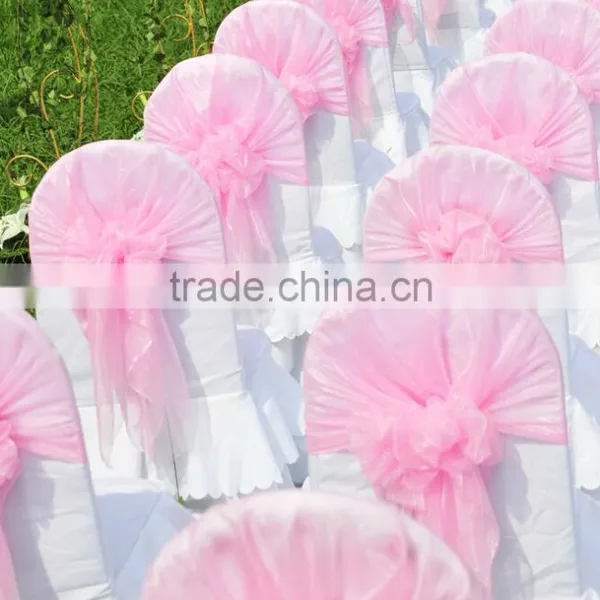 Organza Wedding Chair Cover Chair Hood photo-3
