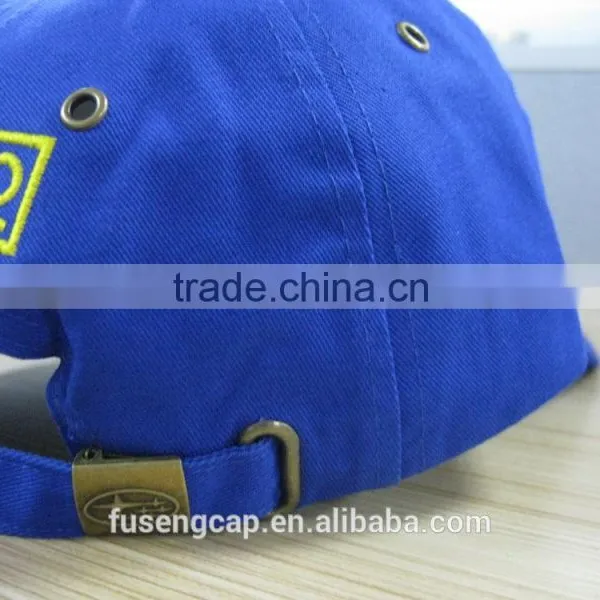 100% Cotton 6 Panel Flat Embroidery Baseball Cap photo-5