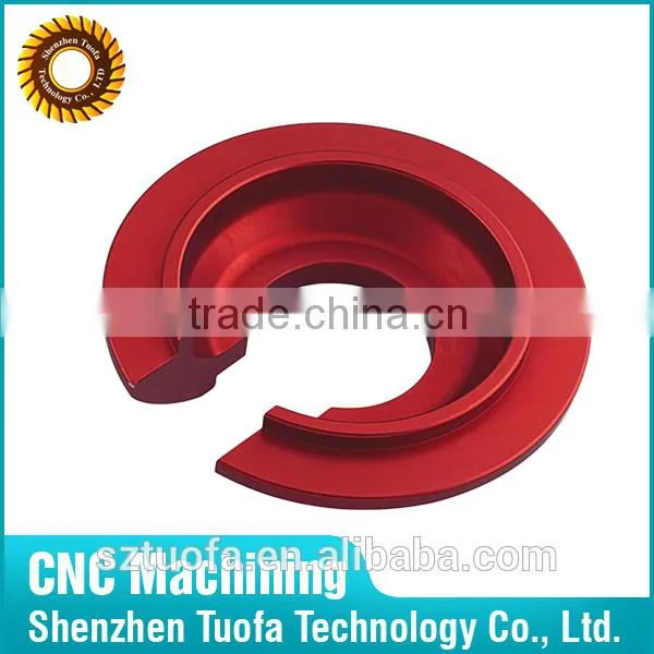 Red Anodizing Aluminum Turning Motorcycle Metal Parts photo-3