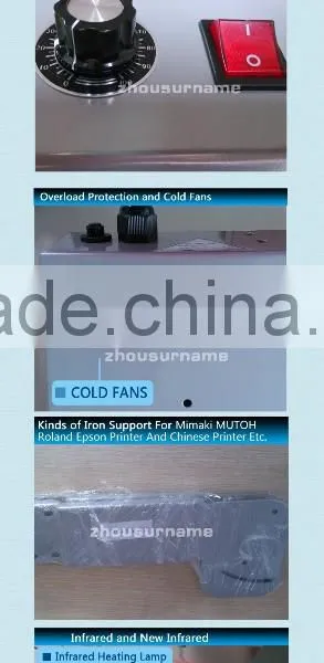 2050E Heat Only Screen Ink Printer Heater Print Media Dryer Roland Printer Ink Dryer photo-3