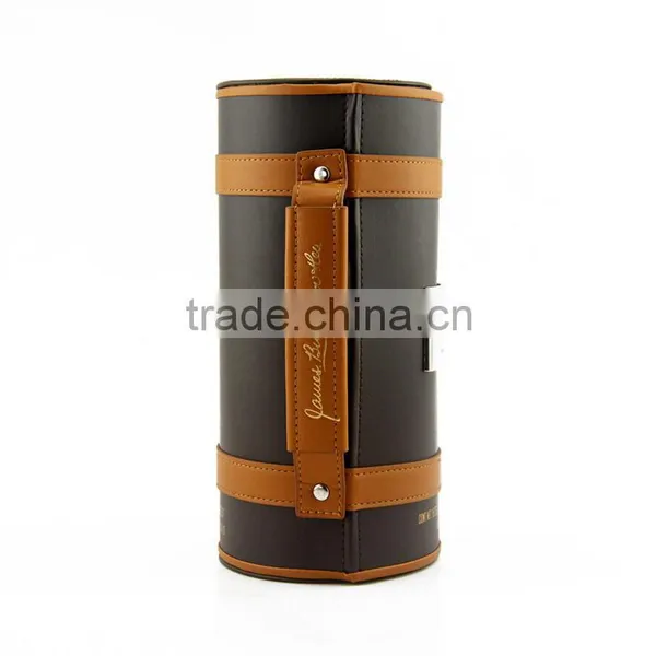 Custom PU Leather Christmas Gift Boxes for Wine Bottles photo-3