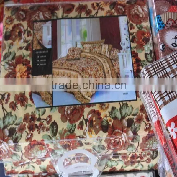 Sell in Low Price Thread Count 100% Cotton Fabric Painting Designs Bed Sheets photo-4