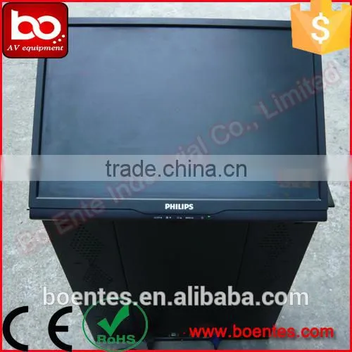 Motorized LCD Monitor Lift With 19 Inch LED Screen for Dubai Meeting Room photo-2
