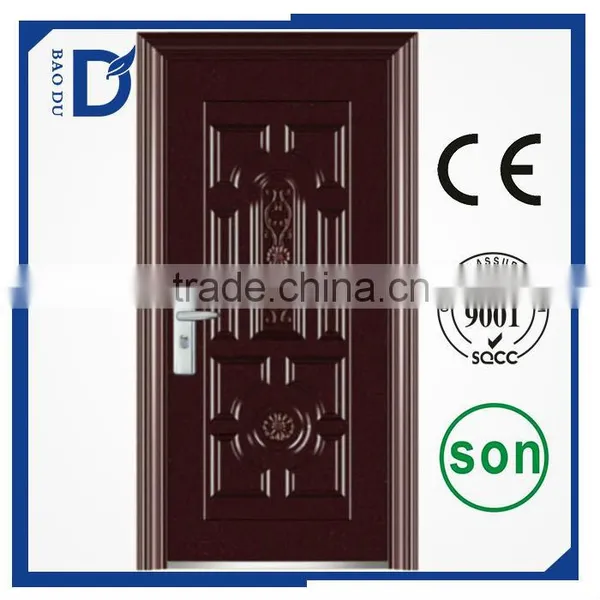 Cheap Room Metal Steel Door Flush Door High Definition Steel Door photo-6