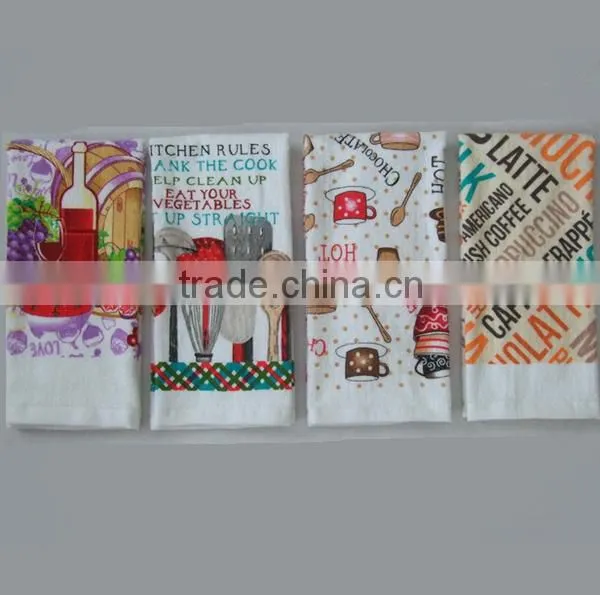 Cotton Print Tea Towel Kitchen Hand Towel Fabric Wholesale Made in China photo-5