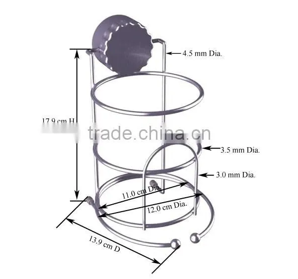 Stainless Steel Hair Drier Rack