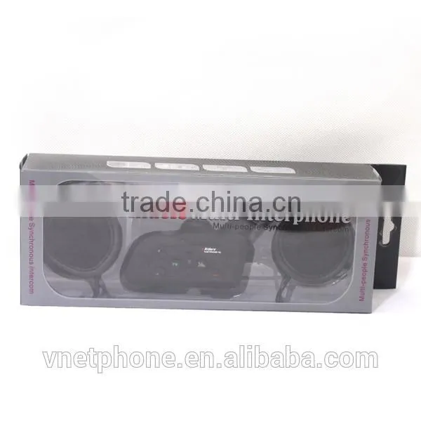 Waterproof Bluetooth Intercom for Motorcycle Supporting 4 Riders photo-2