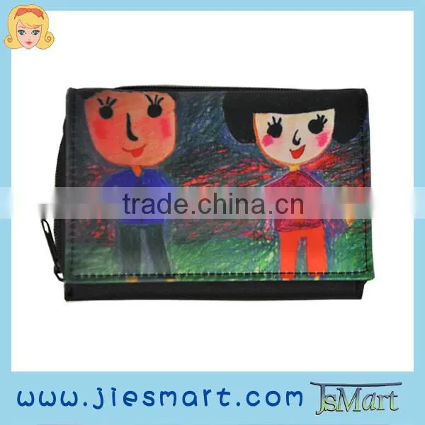 JSMART Pocket Wallet Folded Wallet Custom Printing Sublimation Digital no MOQ
