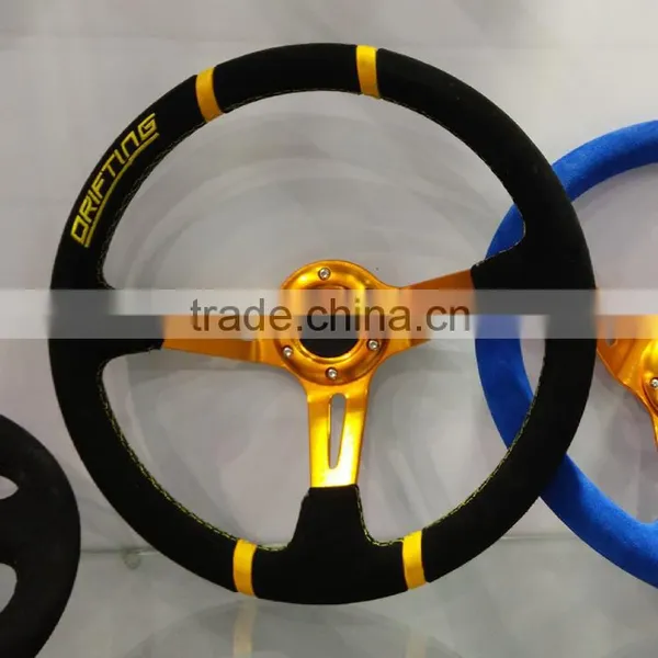 MOMO Racing Car Modification Steering Wheel Leather Material photo-4