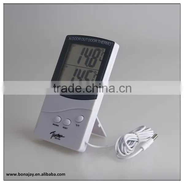 Digital Thermometer Hygrometer With Probe TA338 photo-4