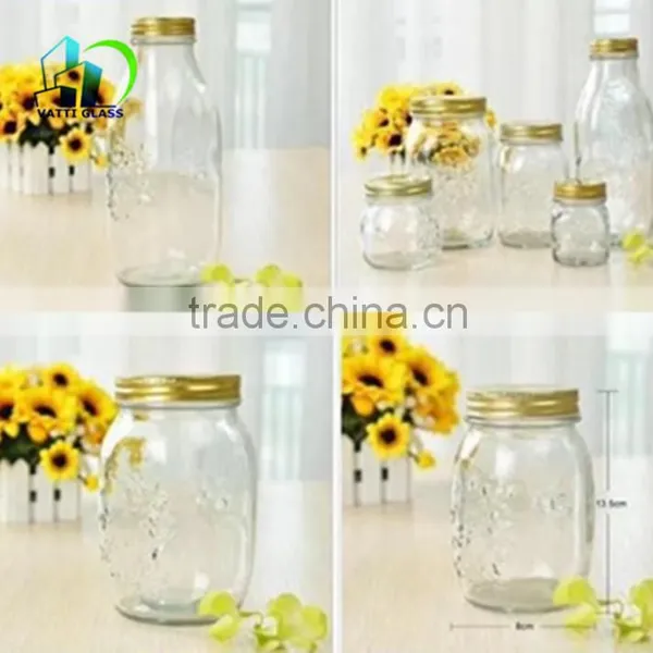 Hot Sale Honey Glass Bottle With Lid photo-3