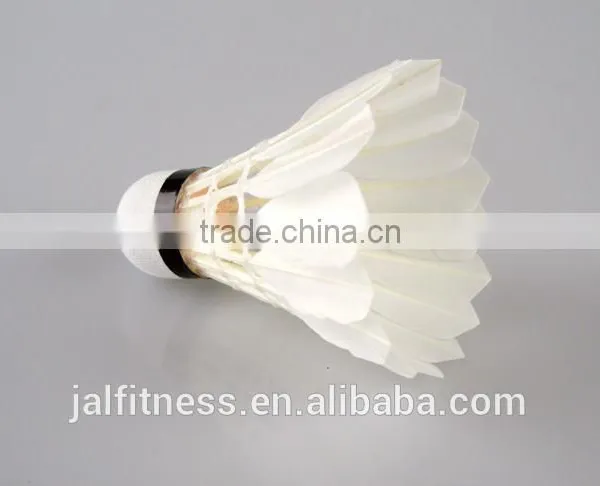 High Quality Class A Duck Feather 12pcs/Barrel Badminton Ball White Teal Feather Sport Game Training Badminton photo-6