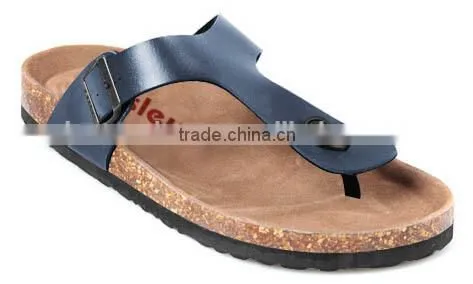 New PU Flat Slippers, Fashion Cork Sole Slippers photo-4