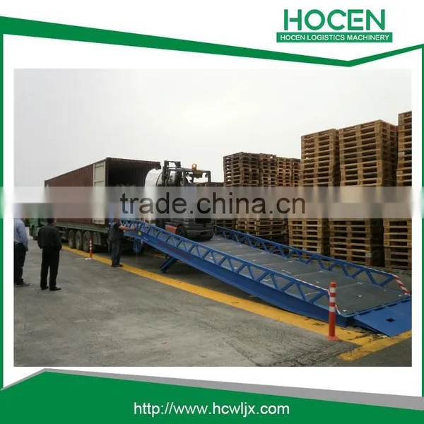 Used Mechanical Adjustable Dock Leveler/ Hydraulic Stationary Dock Leveler Price/ Car Hydraulic Ramp Trailers Loading Car Ramp photo-3
