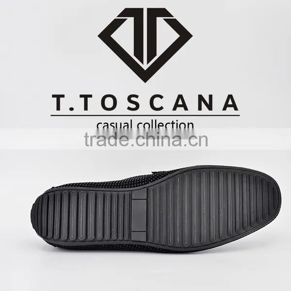 2016 Fancy Sharp Black Cool Boy New Model Men Casual Shoes photo-5