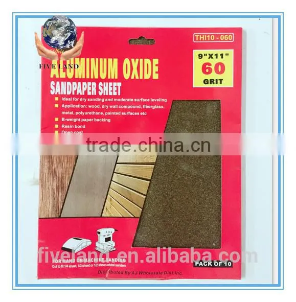 Good Quality Aluminium Oxide Grit Sandpaper for Metal Polishing photo-2