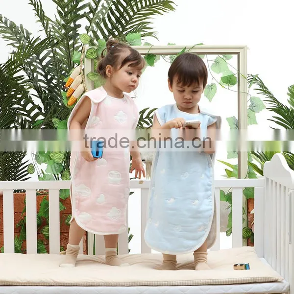 New Arrival Gauze Cotton Kids Cute Sleeping Bag photo-6