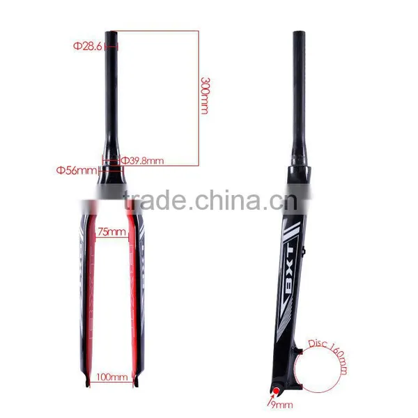 New 27.5ER 29ER Mountain Bicycle Fork Matt/glossy Finish UD Weave Full Carbon Fibre MTB Bike Front Fork photo-2