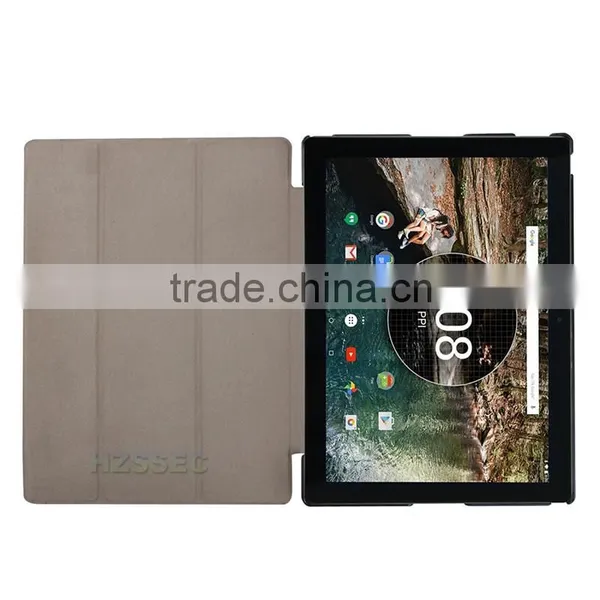 New Arrival Orange Folding Smart Leather Flip Case Back Stand Tablet Case for Google Pixel C Shockproof Rugged Case photo-4