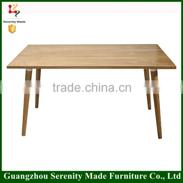 2015 Solid Wood Legs Dining Room Table Set