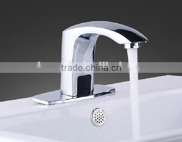 4 Inch Brass Bathroom Sink Faucet With Automatic Sensor (Cold)