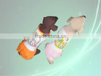 Dog wearing