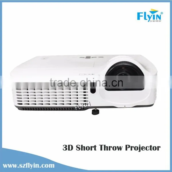 FLYIN Perfect School Classroom Education Projector 1080p 3D Led Short Throw Projector Mini Data Show Holographic Projector photo-2