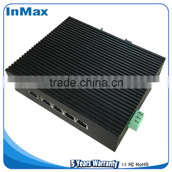 Full Gigabit IP 40 Protection 5x10/100/1000MBase TX Gigabit Industrial Ethernet Switch I505C photo-4