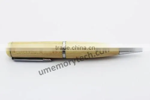 2017 New Design Wooden Pen Usb Memory Drive Stick 8gb 16gb photo-2