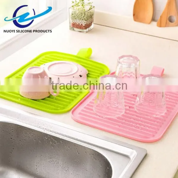 Non Slip Flexible Durable Heat Resistant Silicone Pot Holder Silicone Hot Pad photo-3