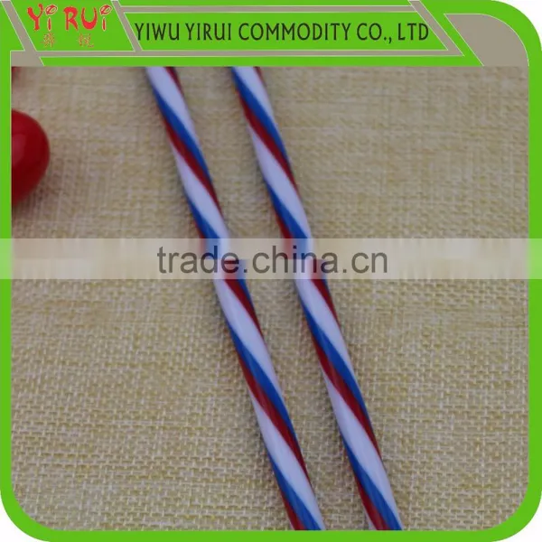 pp Drinking Straw With Three Colors Spiral photo-4