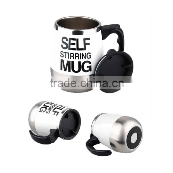 450ML Promotion Travel Stainless Steel Self Stirring Coffee Mug photo-4