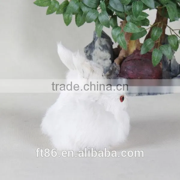 Replica Easter Realistic Bunny Handmade Plush Toy Animal photo-4