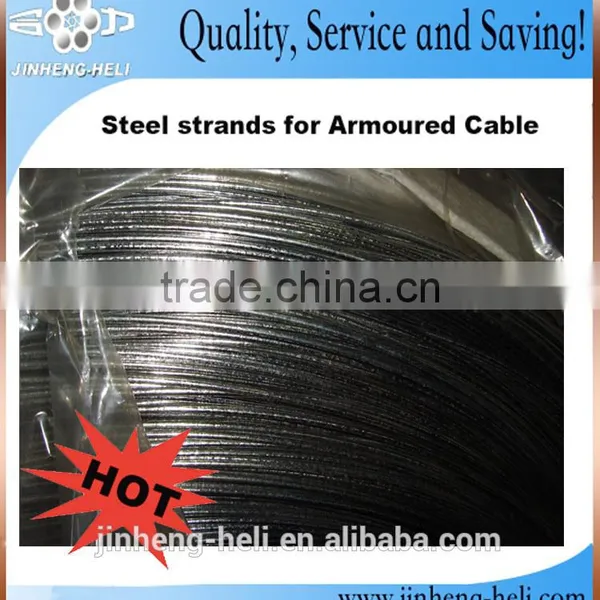ASTM A475 5/16 Messenger Wire Steel Wire Strand photo-2